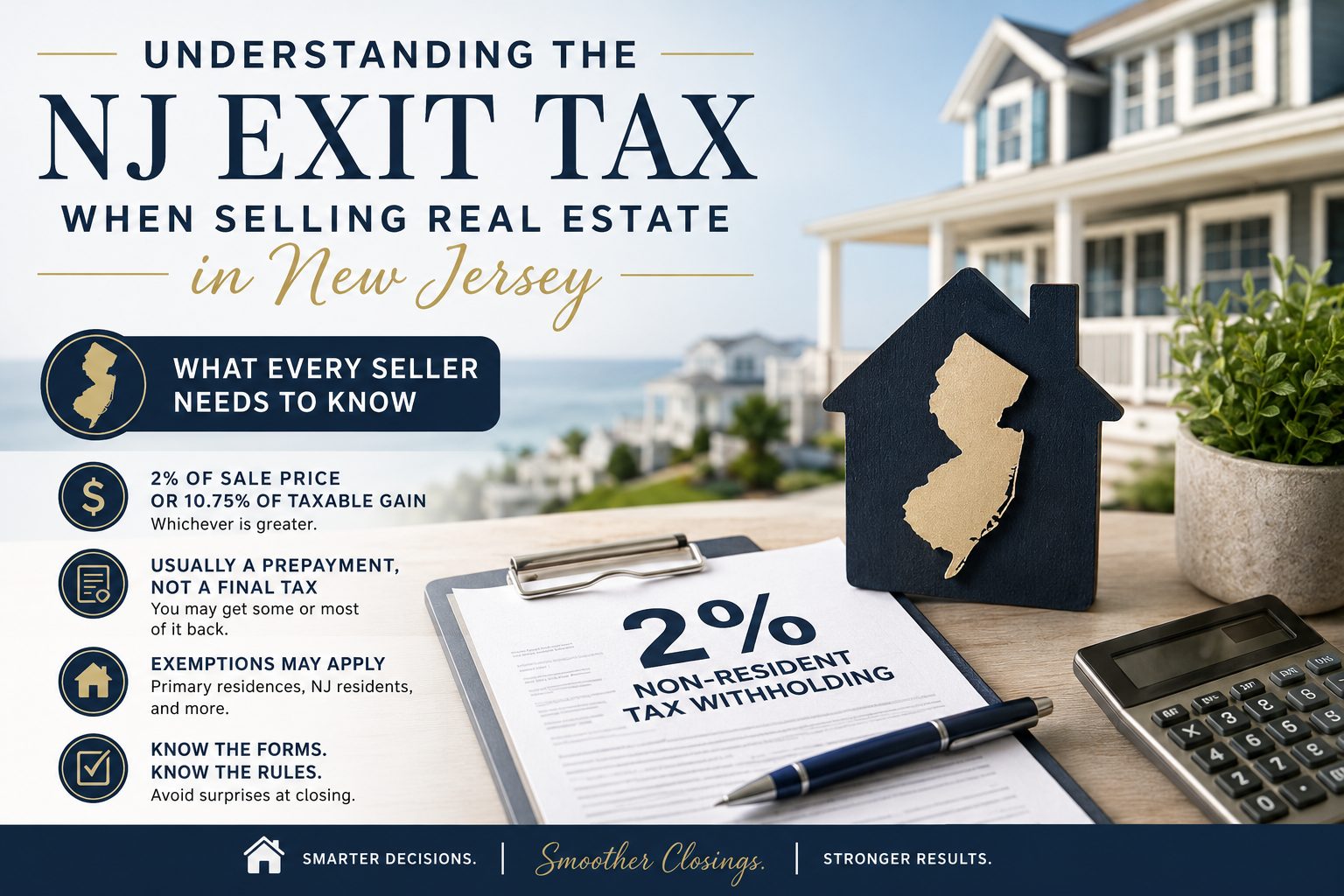 NJ Exit Tax Explained for Home Sellers (2026 Guide)